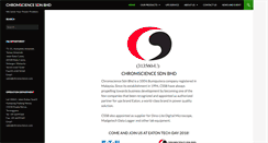 Desktop Screenshot of chromscience.com